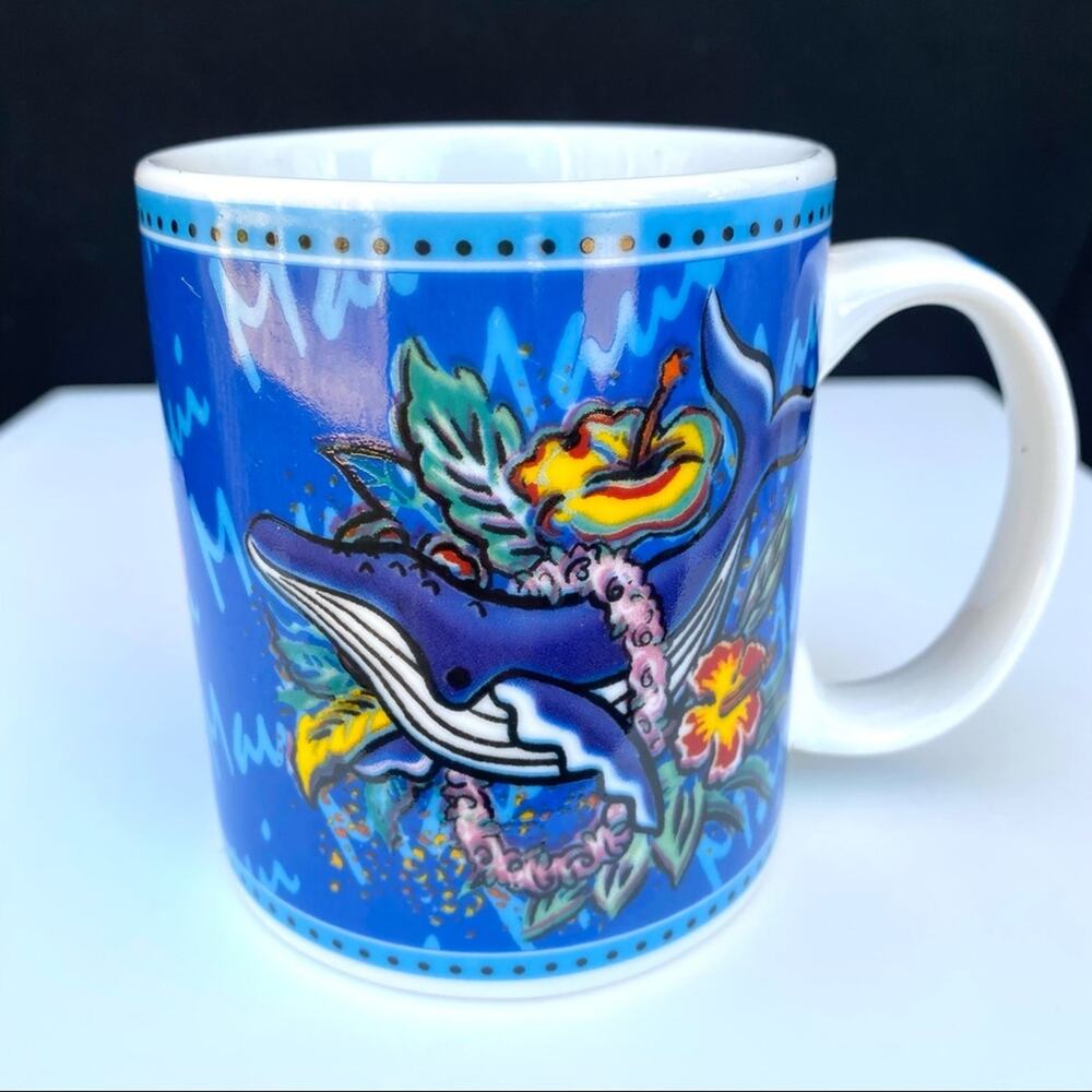 Hilo Hattie Hawaii Whale‎ Mug PRISTINE CONDITION!
